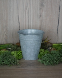 Doniczka metalowa mała