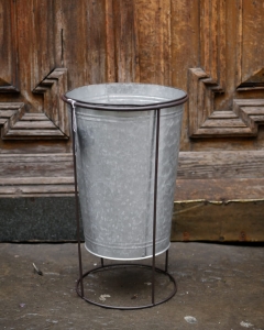 Stojak z osłonką kwietnik okrągły L