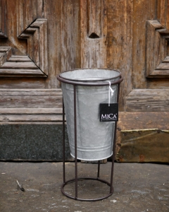 Stojak z osłonką kwietnik okrągły S