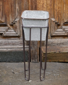 Stojak z osłonką kwietnik kwadratowy S