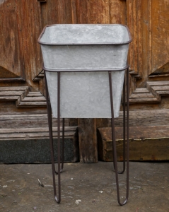 Stojak z osłonką kwietnik kwadratowy L