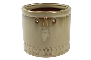 Osłonka beżowa twarz XL